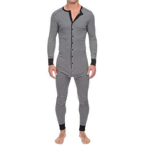 Men's long sleeve pajama set with a comfortable button design Lune London