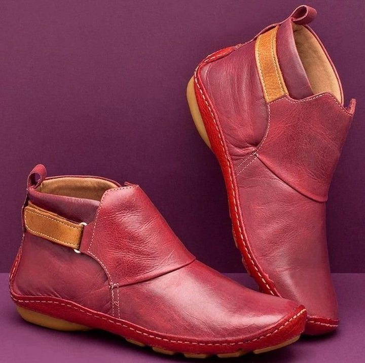 Elegant comfort ankle boots for women made of high quality leather Lune London