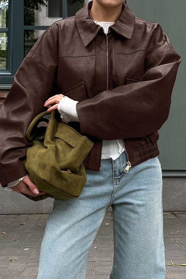 Lune London | Brown Leather Jacket