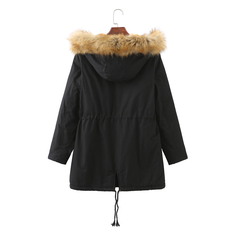 Ladies warm padded parka coat Lune London