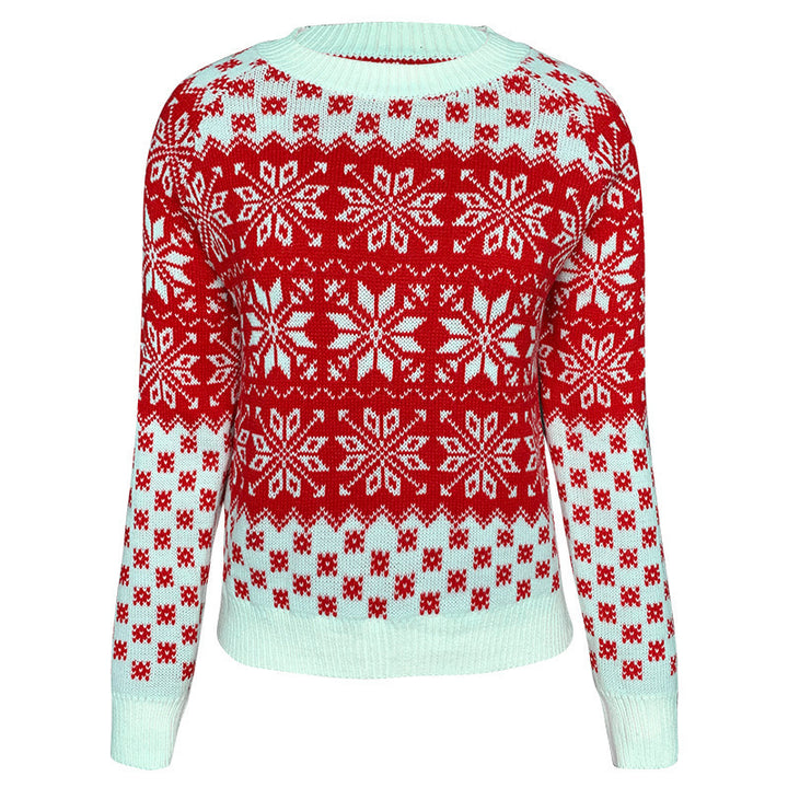 Elegant sweater for women with attractive snowflake pattern Lune London