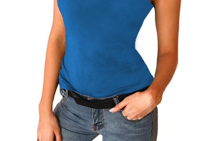 Sleeveless top for women with fitted cut in high-quality material Lune London