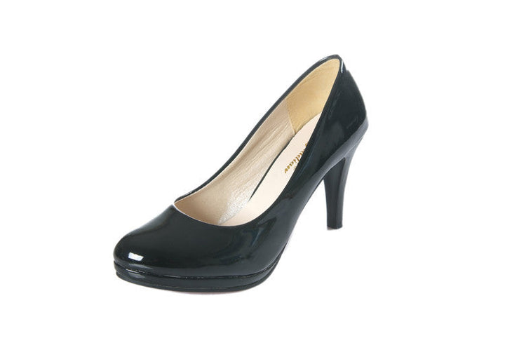 Women's Elegant Pumps with Curved Heel and Comfortable Footbed Lune London