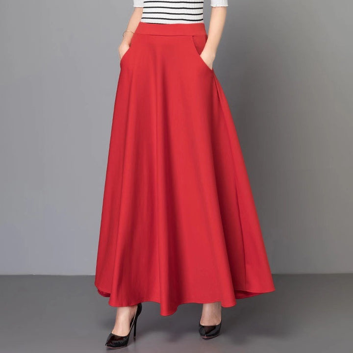 Jupe maxi femme avec une silhouette élégante en A et une coupe volumineuse Chic & Stil