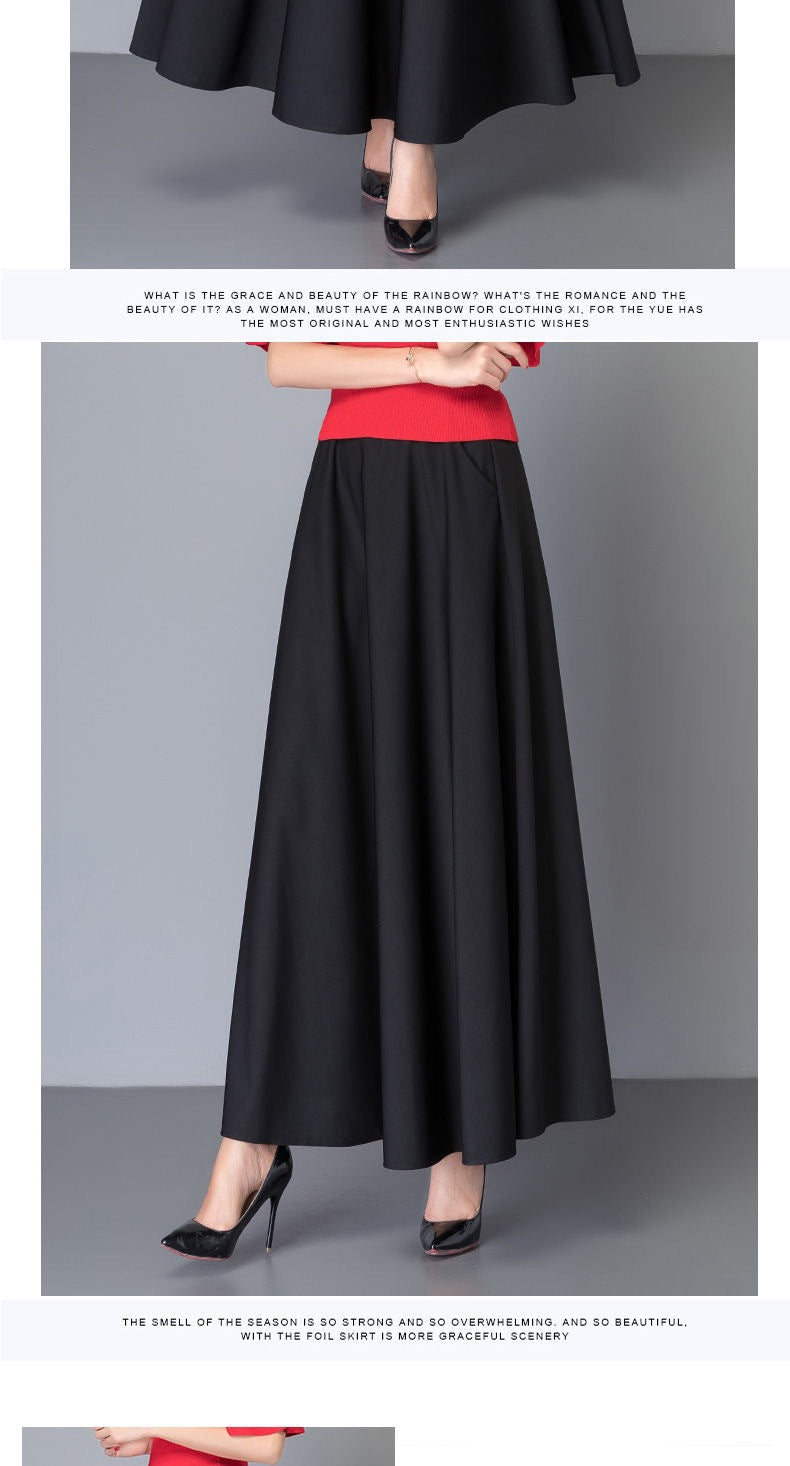 Jupe maxi femme avec une silhouette élégante en A et une coupe volumineuse Chic & Stil