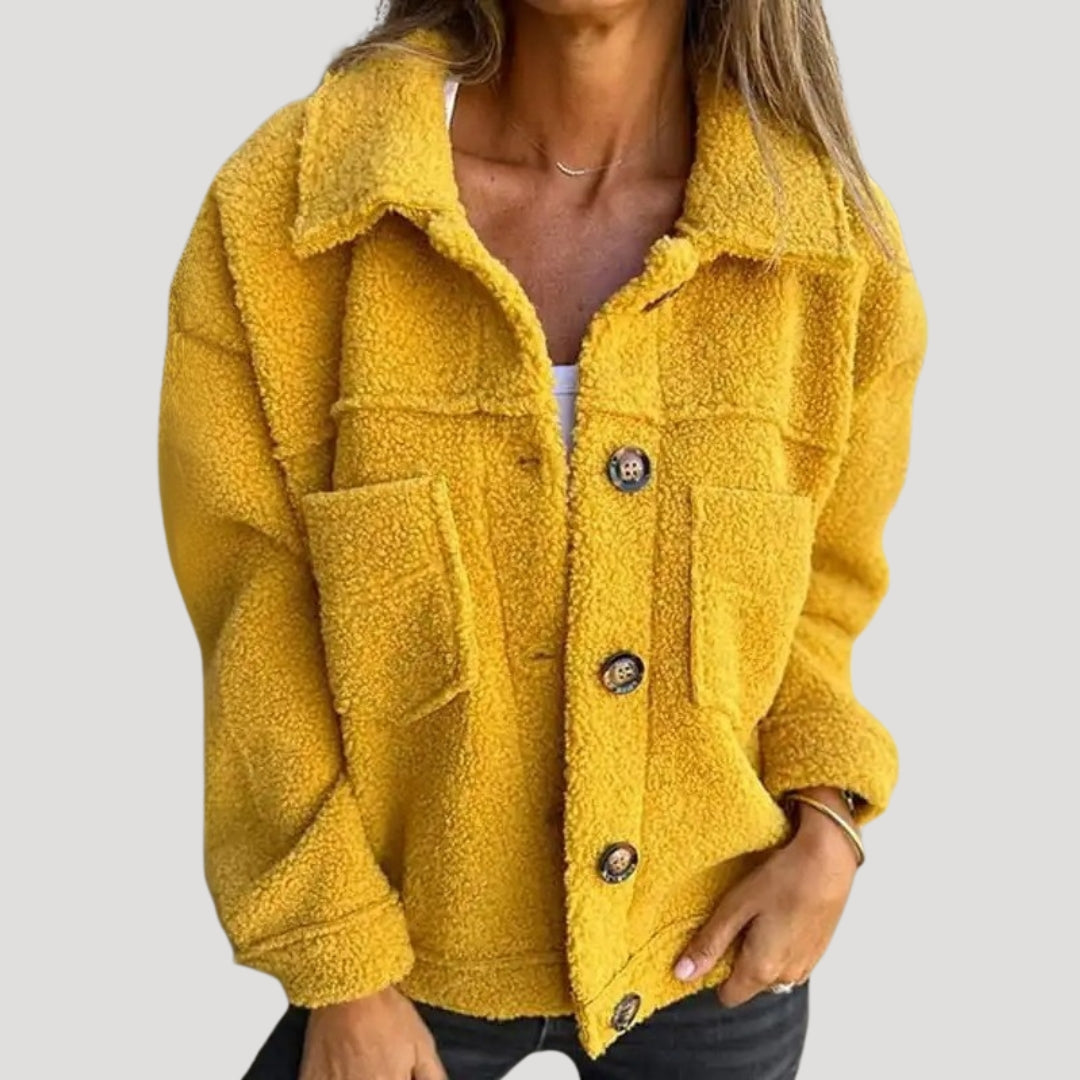 Lune London | Teddy-Fleece Jacket - Trendy Sherpa Jacket for Everyday and Leisure