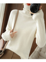 Lune London | Sweater with Roll Neck - Loose Fit - Long Sleeves
