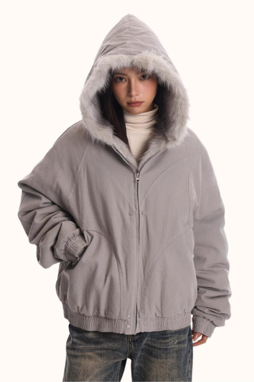 Lune London | Hooded shirt with insulation
