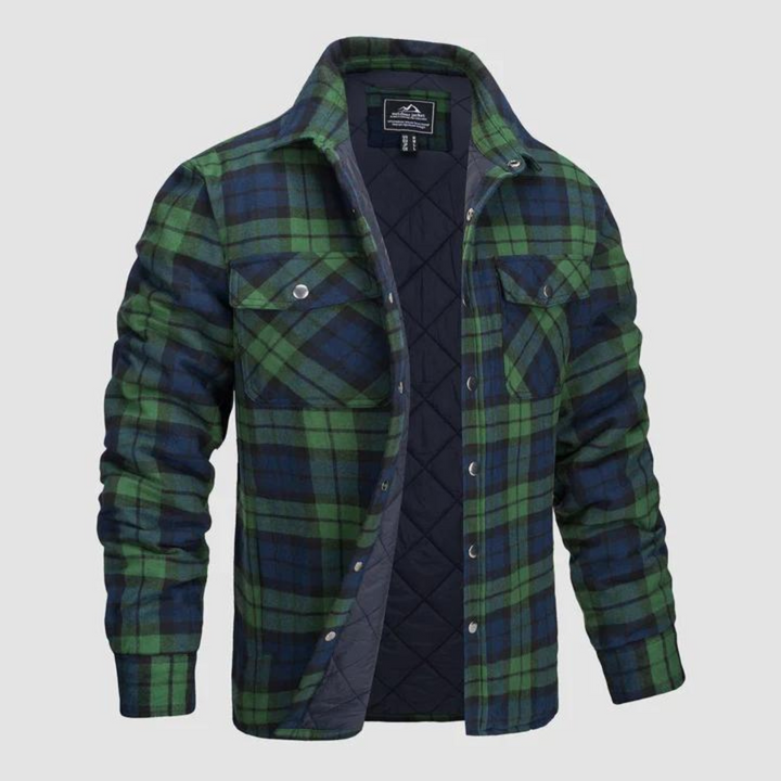 Lune London | Men's checked flannel shirts with warm lining