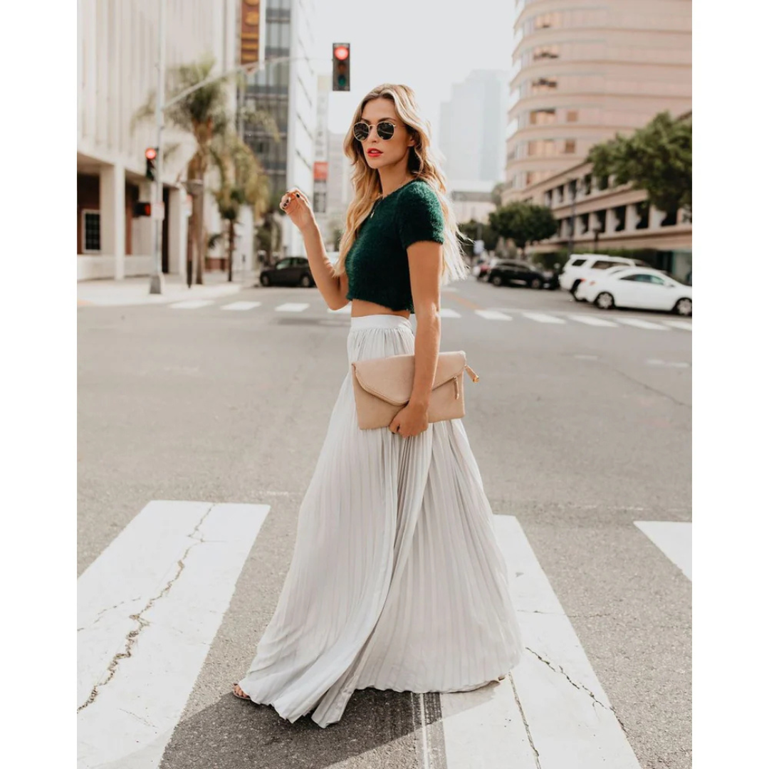 Lune London | Longer Pleated Skirt
