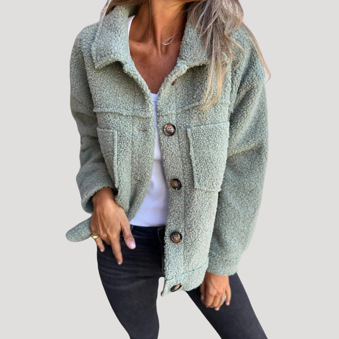 Lune London | Teddy-Fleece Jacket - Trendy Sherpa Jacket for Everyday and Leisure