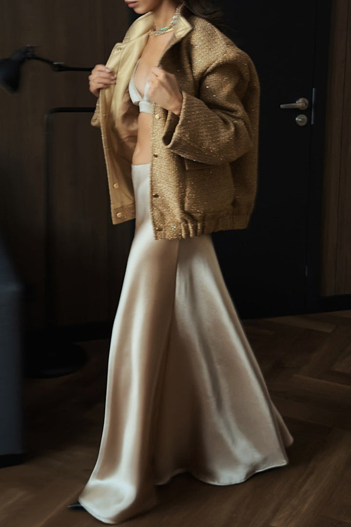 Lune London | Stand-up collar pocket jacket
