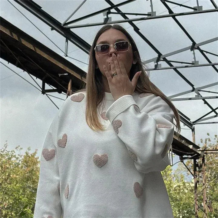 Lune London | Sweater with knitted heart