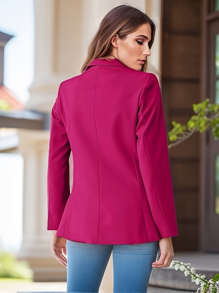Lune London | Stylish Autumn Classic Business Blazer with Side Pockets for Women