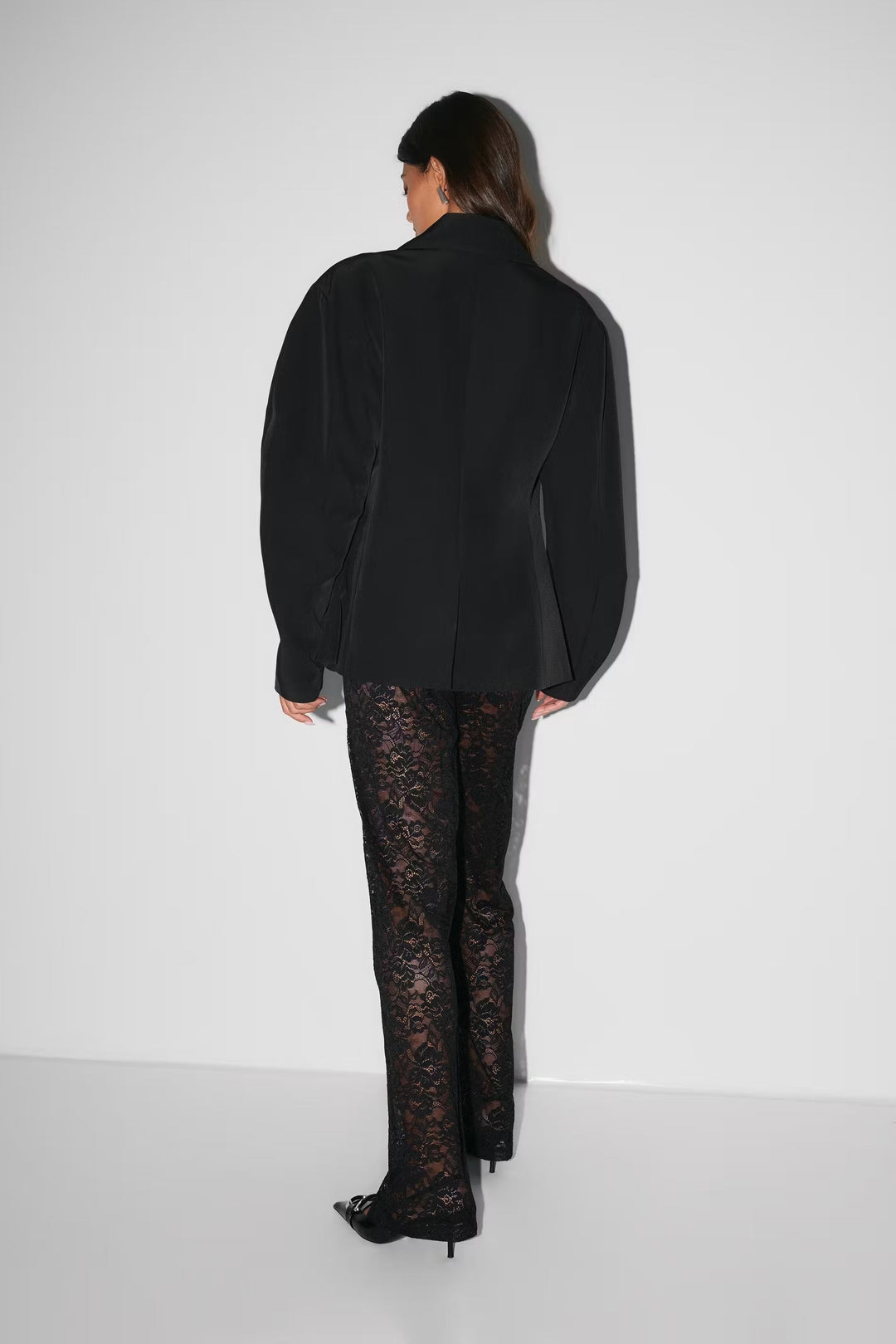 Lune London | Elegant Women's Trousers with Lace and Wide Leg