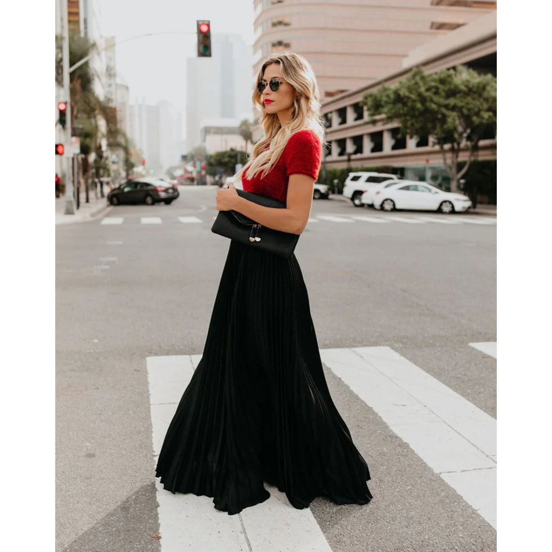 Lune London | Longer Pleated Skirt