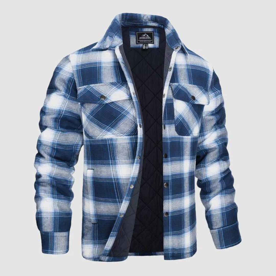 Lune London | Men's checked flannel shirts with warm lining