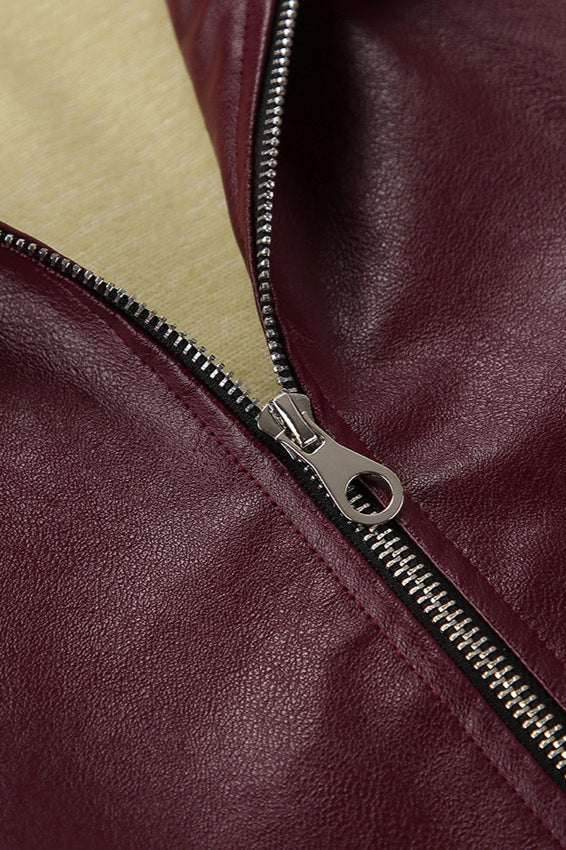 Lune London | Burgundy leather jacket