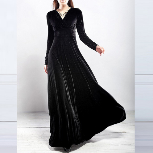 Lune London | Glamorous Chic Dress with Thick V-Neck