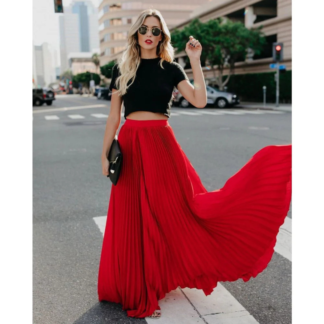 Lune London | Longer Pleated Skirt