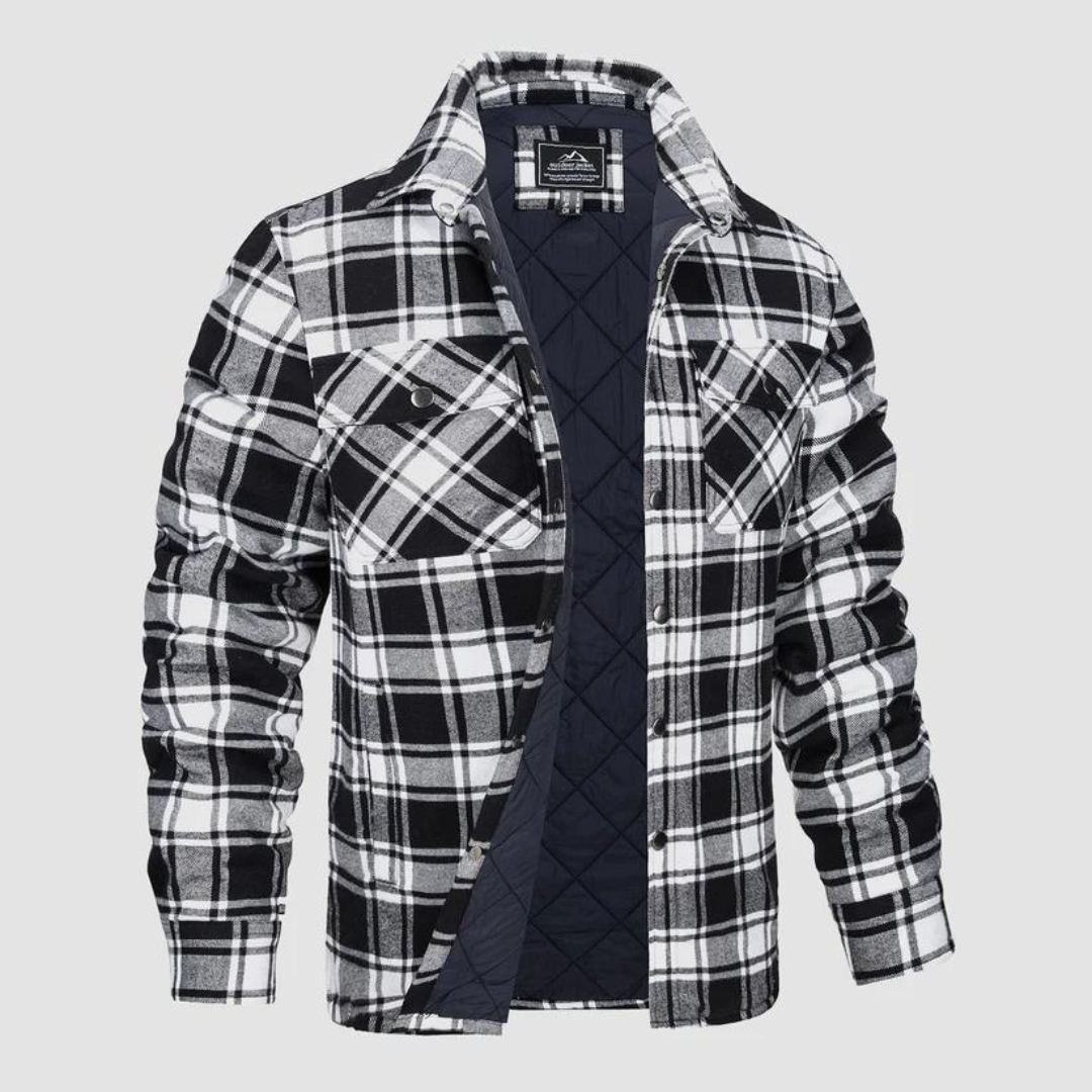 Lune London | Men's checked flannel shirts with warm lining