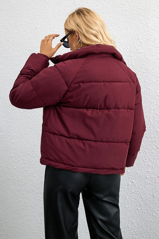 Lune London | Stand Collar Loose Puffer Jacket