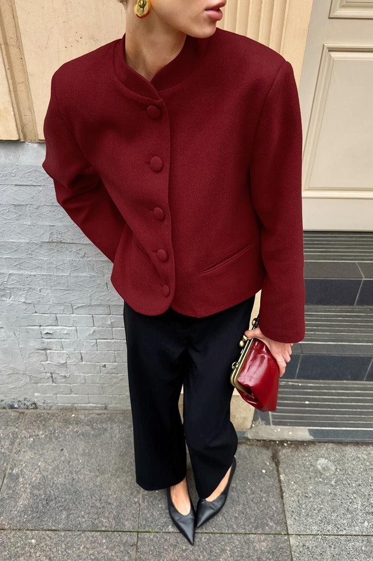 Lune London | Red Wool Blazer