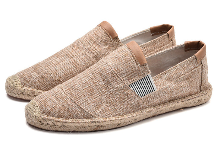 Lune London | Boss Stylish Handmade Canvas Straw Shoes Summer Chic
