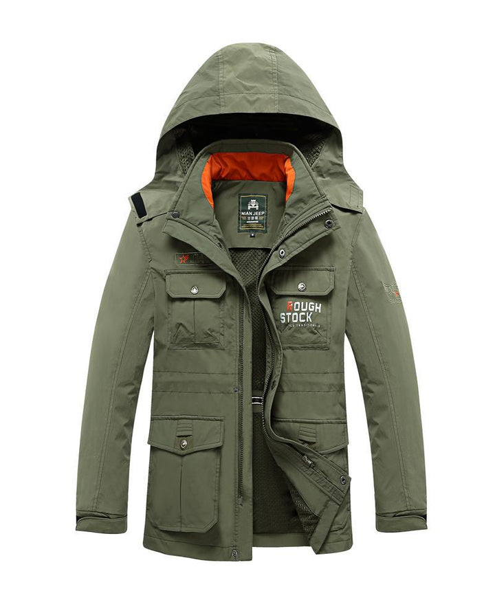 Functional waterproof jacket for men Lune London