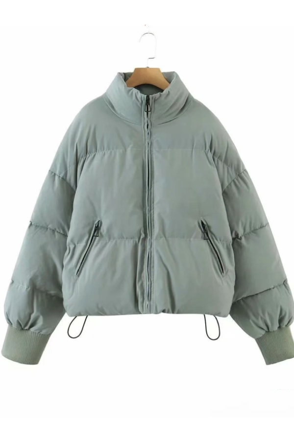 Lune London | Collars Zipper Pocket Thick Warm Cotton Jacket