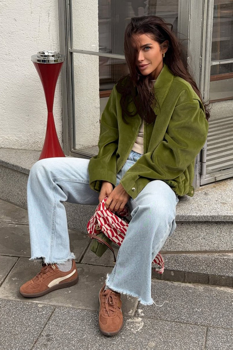 Lune London | Velvet Baseball Style Jacket