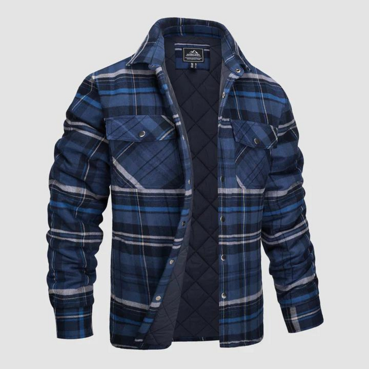 Lune London | Men's checked flannel shirts with warm lining