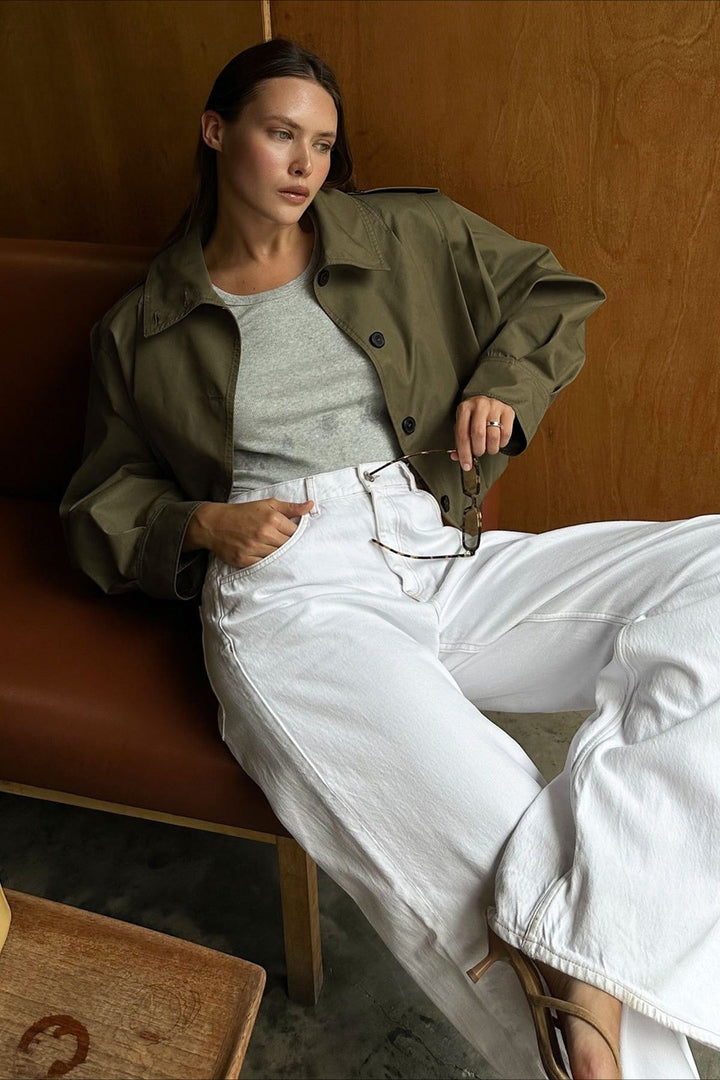 Lune London | Neck Long Sleeve Jacket