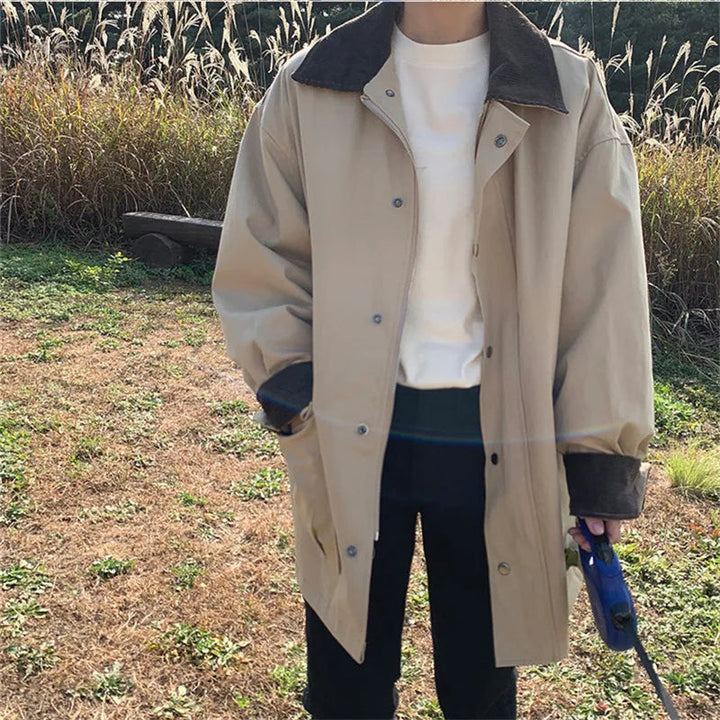 Lune London | Women's vintage-style jacket with a turn-down collar and large pockets