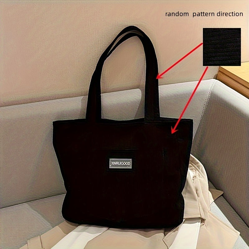 Lune London | Elegant Women's Bag Made Of High-Quality Cord Fabric Vegan Leather