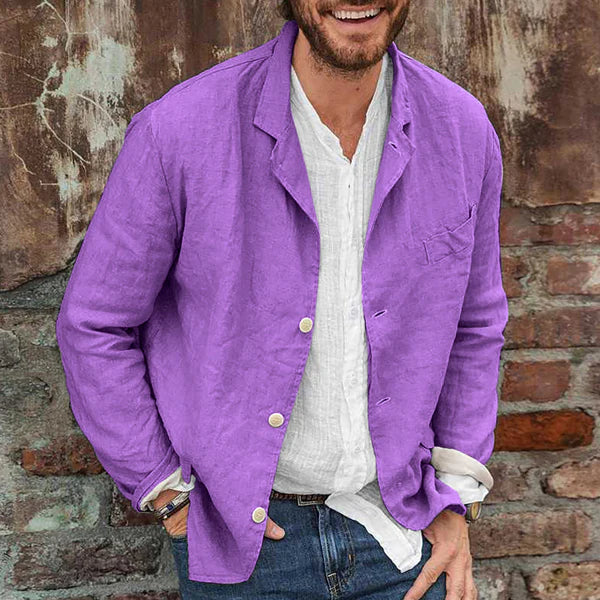 Lune London | - Lightweight cotton blazer for men: Comfort and style