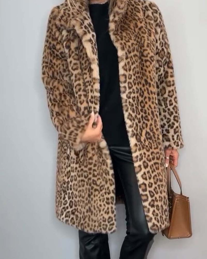 Lune London | Leopard Long Soft Jacket