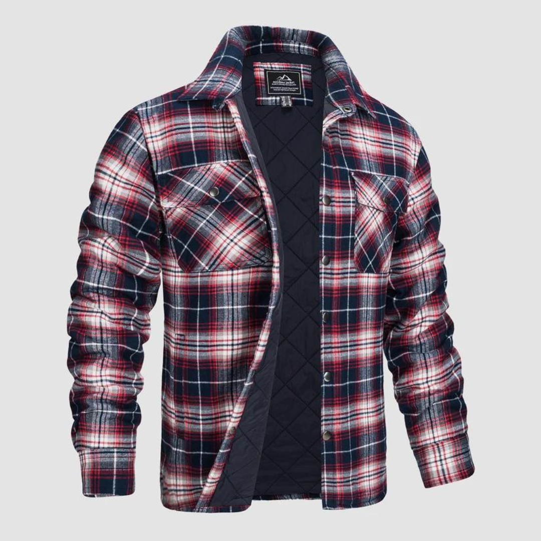 Lune London | Men's checked flannel shirts with warm lining