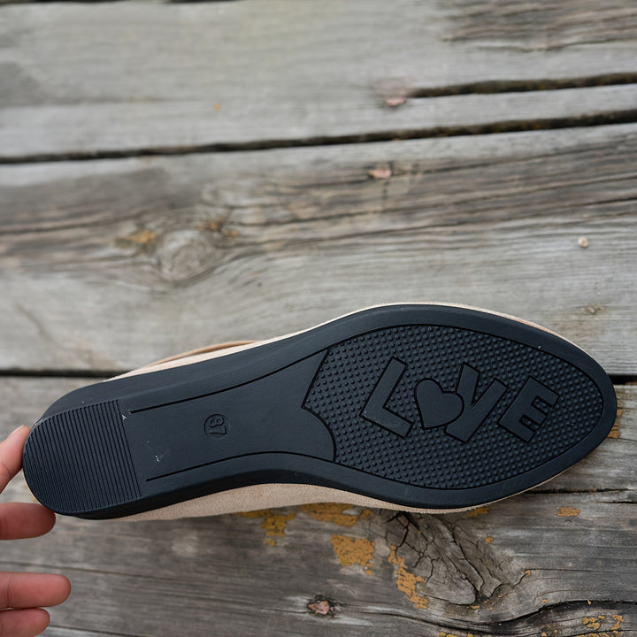 Lune London | Simple Women's Ballerinas Made Of Breathable Velvet
