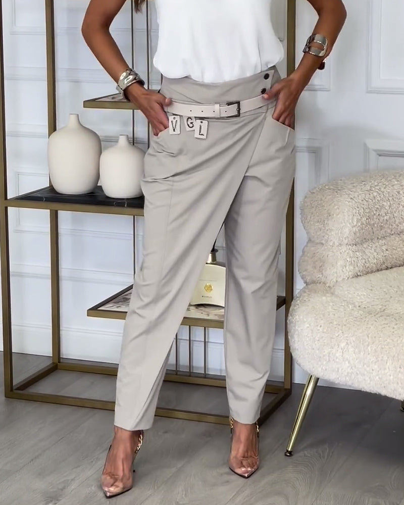 Lune London | Patchwork Pants with Belt