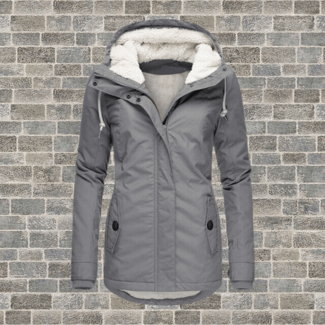 Lune London | Women's Long Winter Coat with Luxurious Fur Lining