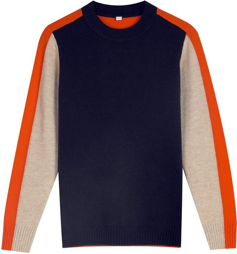 Lune London | Sweater with bicolor design and modern cut - Perfect for the office and leisure