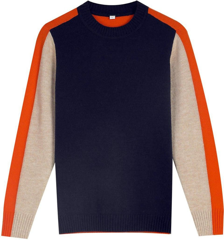 Lune London | Sweater with bicolor design and modern cut - Perfect for the office and leisure