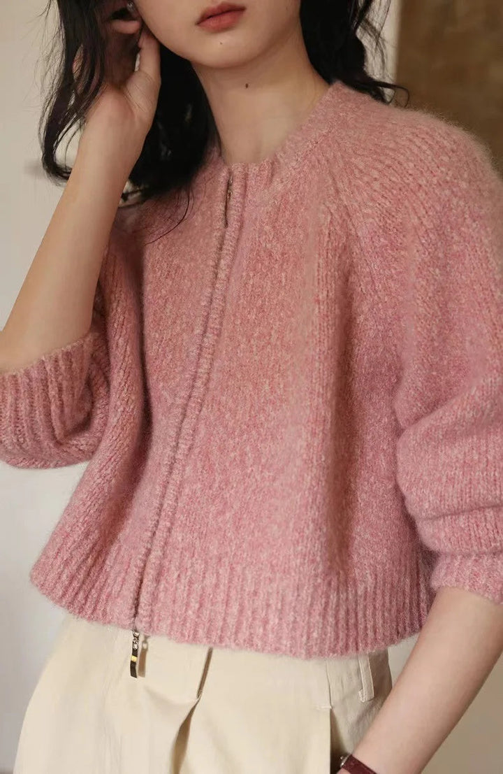 Lune London | Women's Oversized Cardigan with Zipper