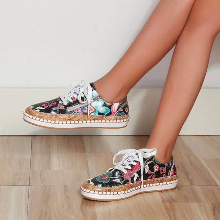 Lune London | Orthopedic Floral Sneakers