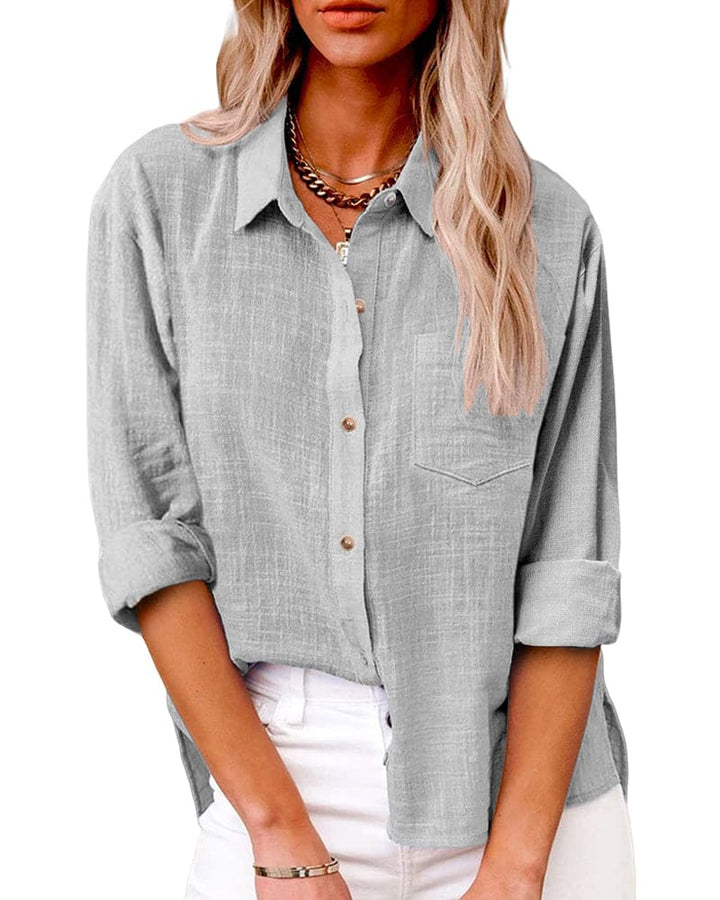 Lune London | Cotton-Linen Blouse
