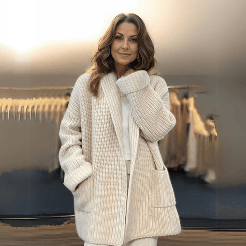 Lune London | Soft knit coat for women