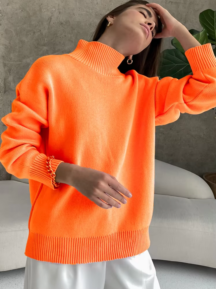 Lune London | Oversized Casual Turtleneck Sweater