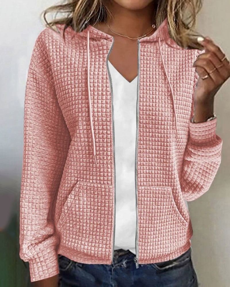 Lune London | Fashionable sweatshirt with hood and pockets for women