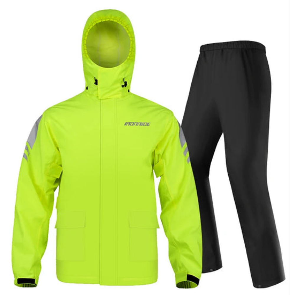 Lune London | Ergonomic Waterproof Motorcycle Rain Jacket - Unisex Windbreaker